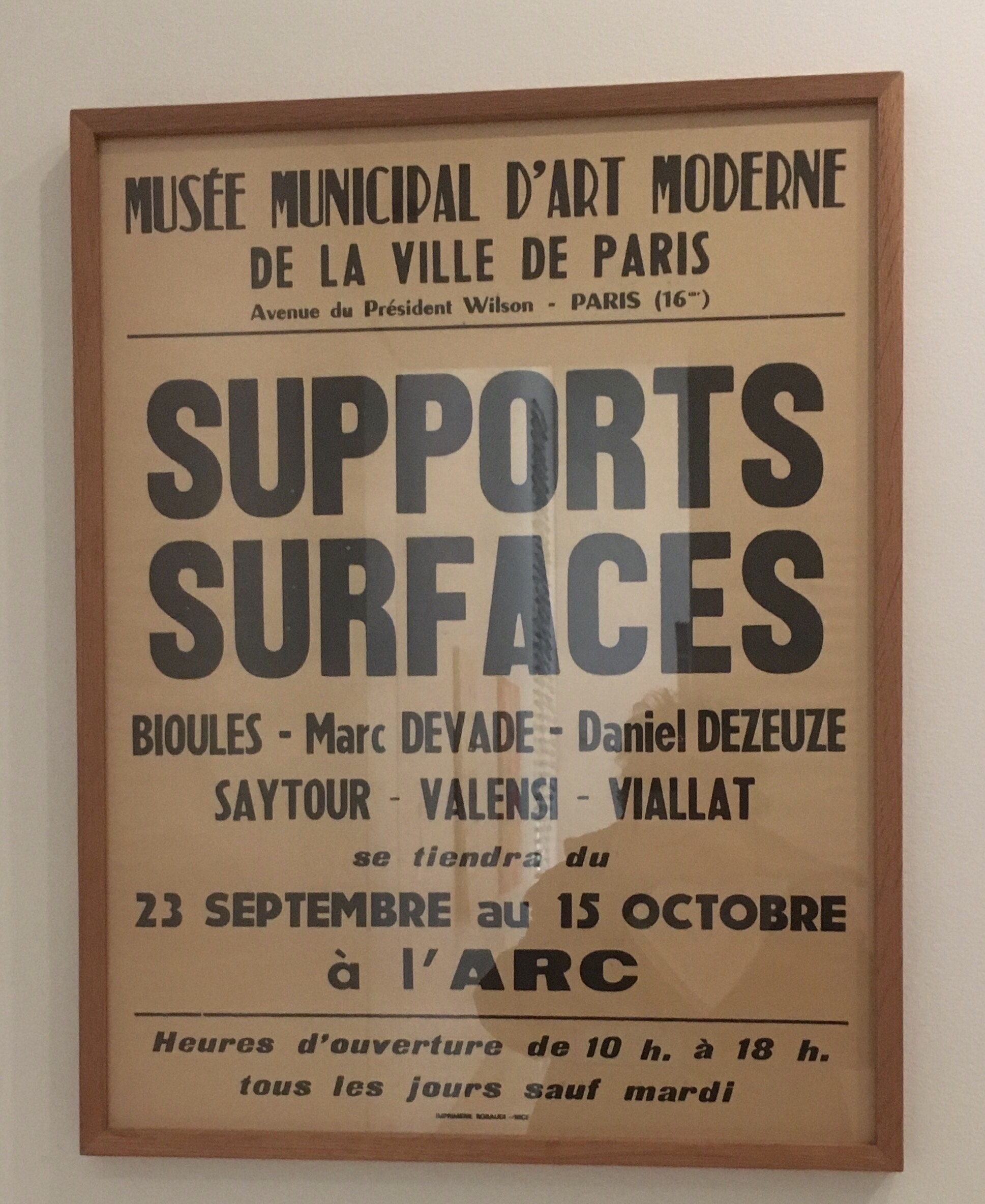 Reprise de l expo au musée d art moderne de Parie en